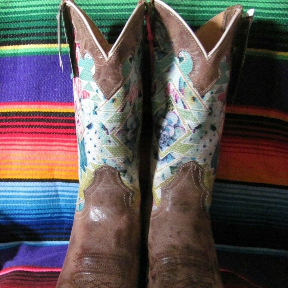ROPER LADIES SW PRINT WESTERN BOOTS NWOT